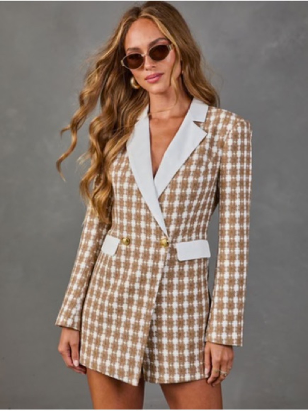 Vici Blazer Romper Small